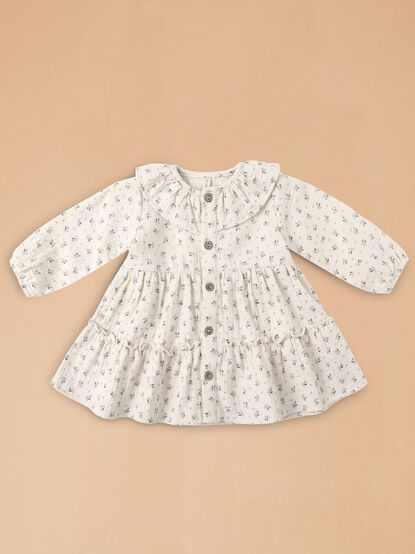 Lorie Button Down Dress by Quincy Mae - TULLABEE