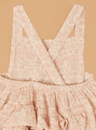 Harper Floral Sunsuit with Hat Detail 2 - TULLABEE