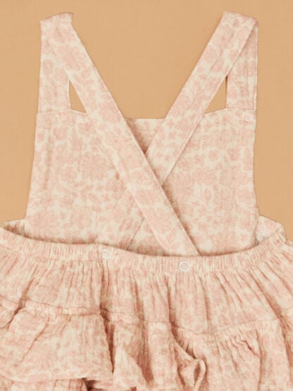 Harper Floral Sunsuit with Hat - TULLABEE