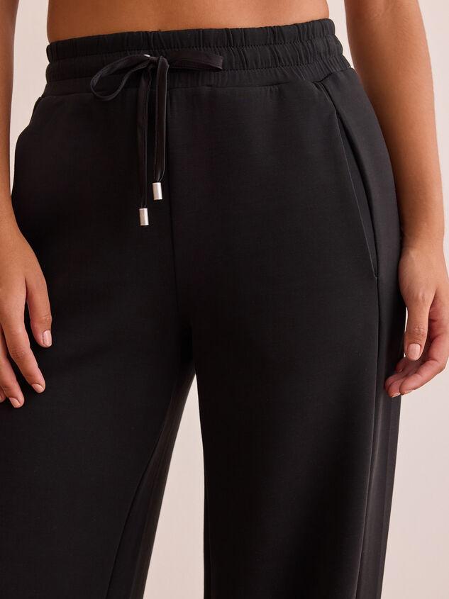 Supersoft Wide Leg Pants Detail 2 - TULLABEE