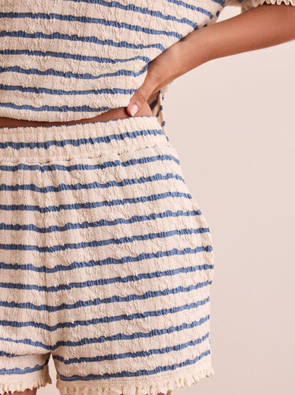 Montauk Striped Shorts - TULLABEE