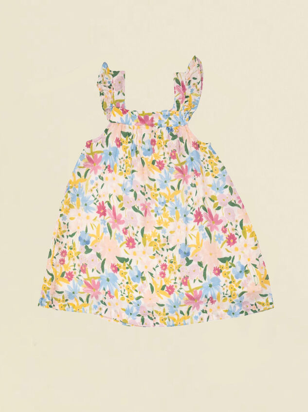 Mandie Toddler Floral Sundress Detail 1 - TULLABEE