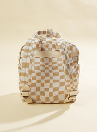 Ryder Checkered Backpack by Rylee + Cru Detail 3 - TULLABEE