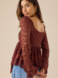 Lillian Lace Babydoll Top Detail 5 - TULLABEE