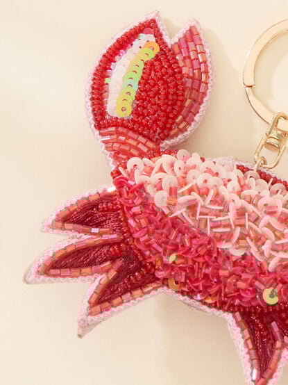Beaded Crab Bag Charm - TULLABEE