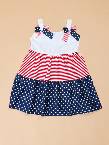 America Bow Dress - TULLABEE