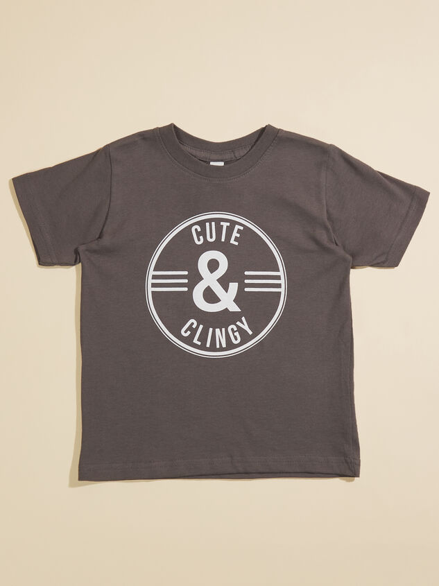 Cute & Clingy Graphic Tee Detail 1 - TULLABEE