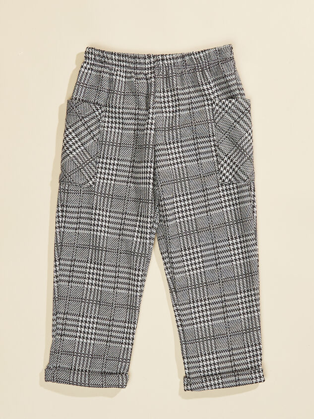 Houndstooth Cargo Pants Detail 1 - TULLABEE