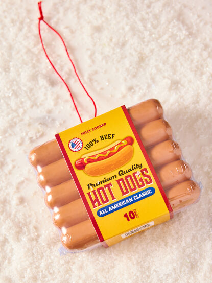 Classic Hot Dogs Christmas Ornament - TULLABEE
