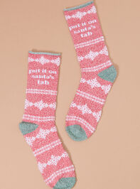 Put It On Santa's Tab Fairisle Sock - TULLABEE