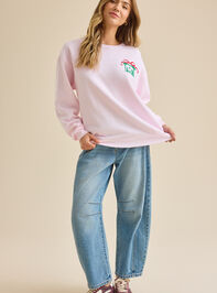 Let Us Adore Him Sweatshirt Detail 3 - TULLABEE