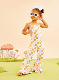 Retro Smiley Toddler Jumpsuit - TULLABEE