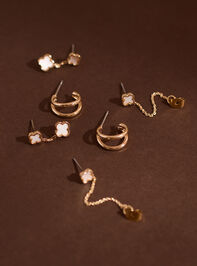 Clover Dangle Earring Set - TULLABEE