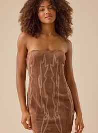 Haddie Western Mini Dress Detail 3 - TULLABEE