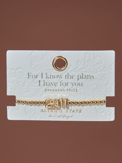 29:11 Gold Bead Bracelet - TULLABEE