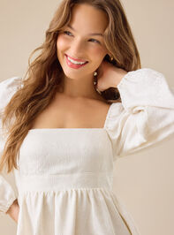 Eileen Satin Mini Dress Detail 4 - TULLABEE
