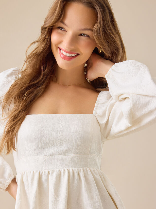 Eileen Satin Mini Dress Detail 4 - TULLABEE