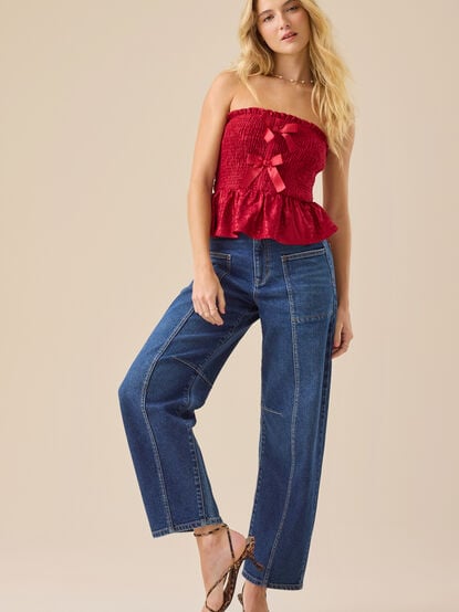 Freya Sailor Barrel Jeans - TULLABEE