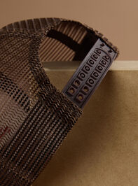 Raised On Country Music Trucker Hat Detail 3 - TULLABEE