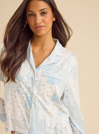 Junia Patchwork Sleep Top Detail 2 - TULLABEE