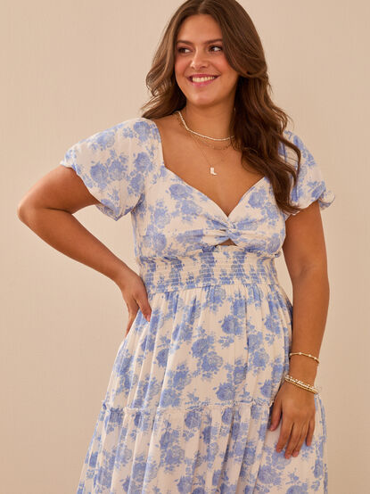 Nadine Floral Maxi Dress - TULLABEE
