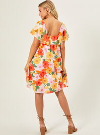 Madeline Floral Mama Dress Detail 5 - TULLABEE