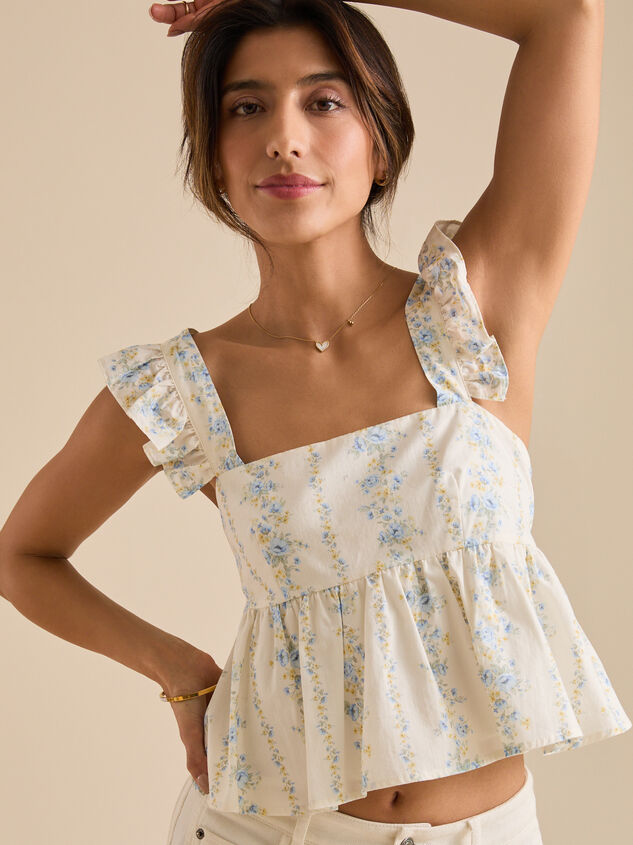 Betsy Bow Back Babydoll Tank - TULLABEE