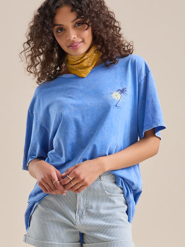 Cruel Summer Oversized Tee Detail 4 - TULLABEE
