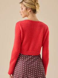 Milani Bow Button Cardigan Detail 5 - TULLABEE