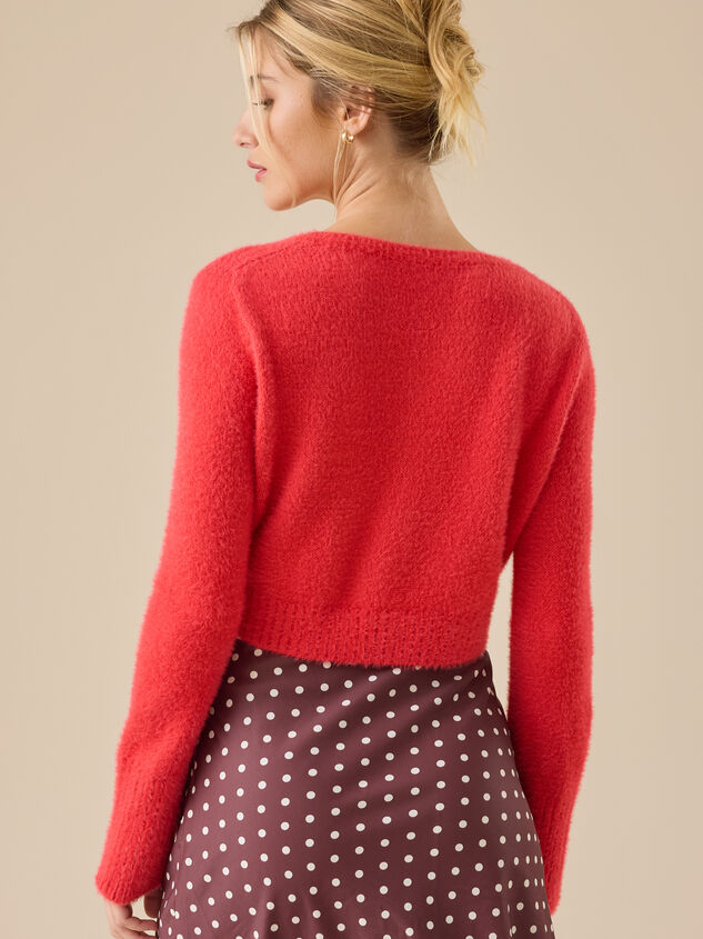 Milani Bow Button Cardigan Detail 5 - TULLABEE