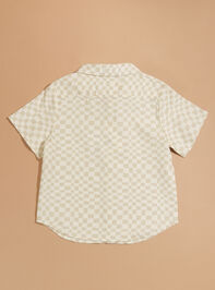 Addison Checkered Button-Down by Rylee + Cru Detail 3 - TULLABEE