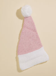 Knit Santa Hat Detail 2 - TULLABEE