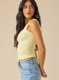 Blaire Seamless Floral Cami Detail 3 - TULLABEE