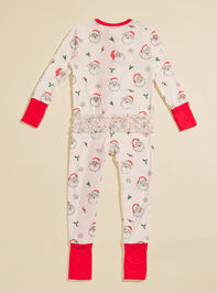 Vintage Santa Ruffle Sleeper Detail 3 - TULLABEE
