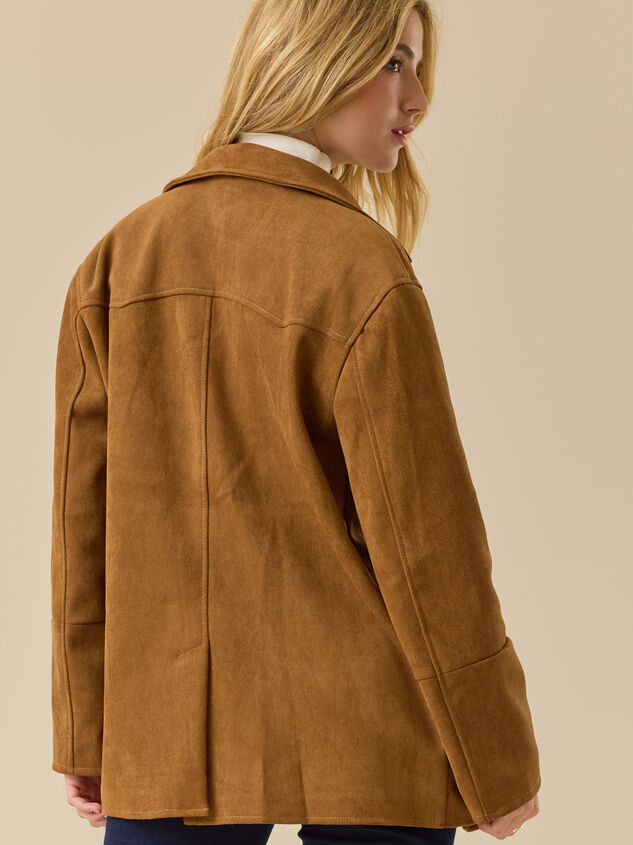 Azura Suede Jacket Detail 5 - TULLABEE