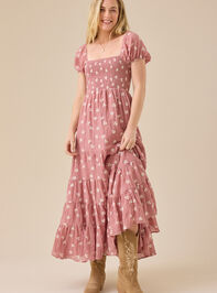 Madison Floral Maxi Dress Detail 2 - TULLABEE