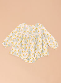 Dandelion Bubble Dress Detail 3 - TULLABEE
