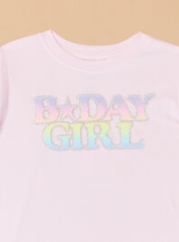 Birthday Girl Patch Tee - TULLABEE