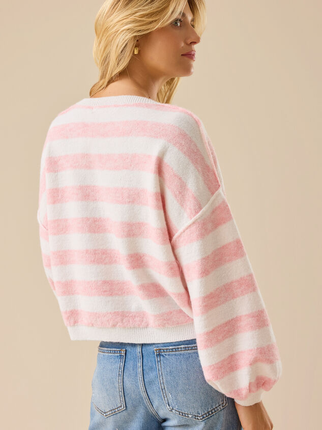 Waverly Stripe Crew Neck Detail 5 - TULLABEE