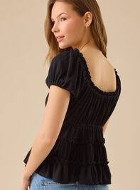 Nia Tiered Babydoll Top Detail 5 - TULLABEE