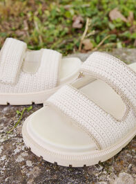 Gabri Crochet Band Sandal Detail 2 - TULLABEE