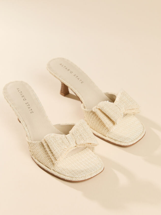 Ryviera Bow Kitten Heel Detail 3 - TULLABEE