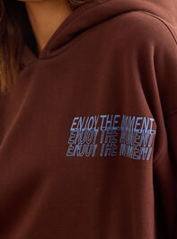 Enjoy The Moment Hoodie Detail 5 - TULLABEE