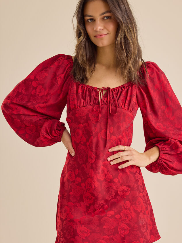 Helene Jacquard Mini Dress - TULLABEE