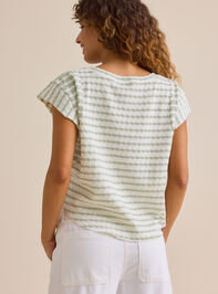 Royel Striped Tee Detail 5 - TULLABEE