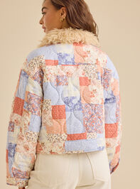 Wrenna Patchwork Jacket Detail 5 - TULLABEE
