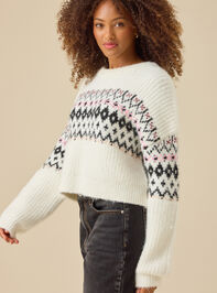 Nyla Fair Isle Sweater Detail 4 - TULLABEE