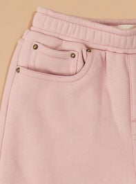 Blushie Fleece Sweatpants Detail 2 - TULLABEE