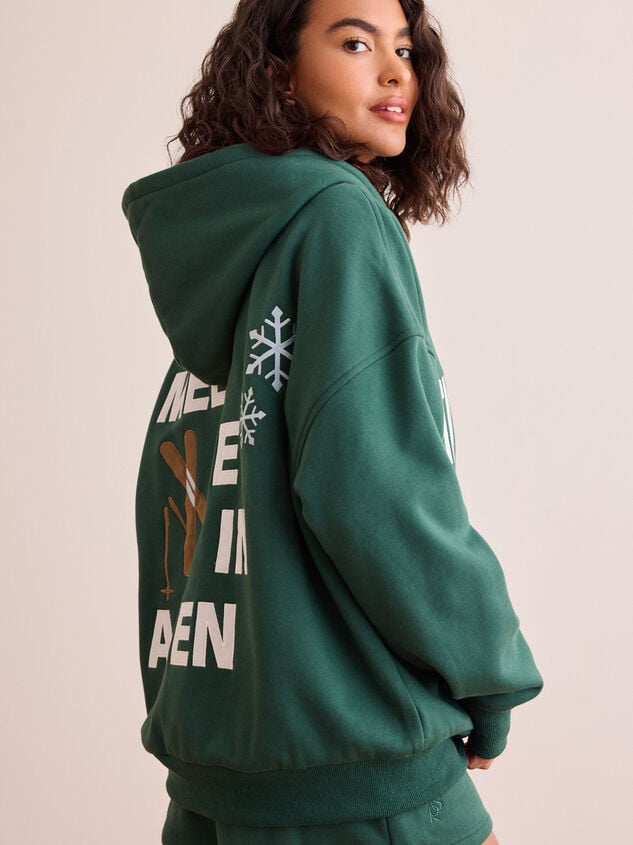 Stay Cozy Embroidered Hoodie Detail 7 - TULLABEE