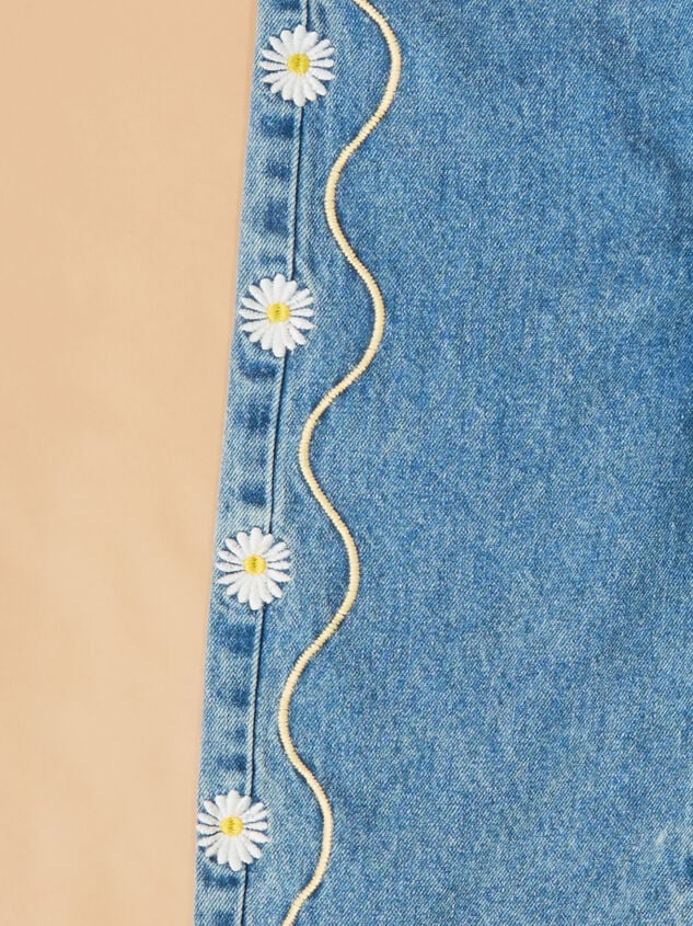 Daisy Dash Toddler Overalls Detail 3 - TULLABEE